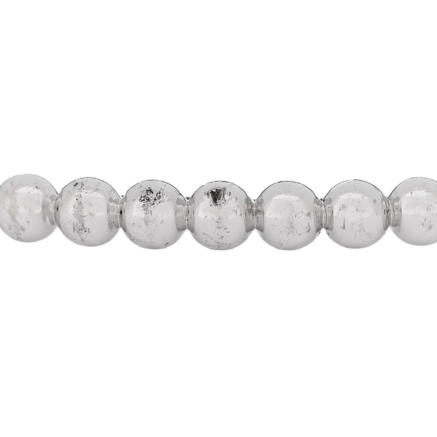 18K White Gold Perlee Pearls of Gold Bracelet S