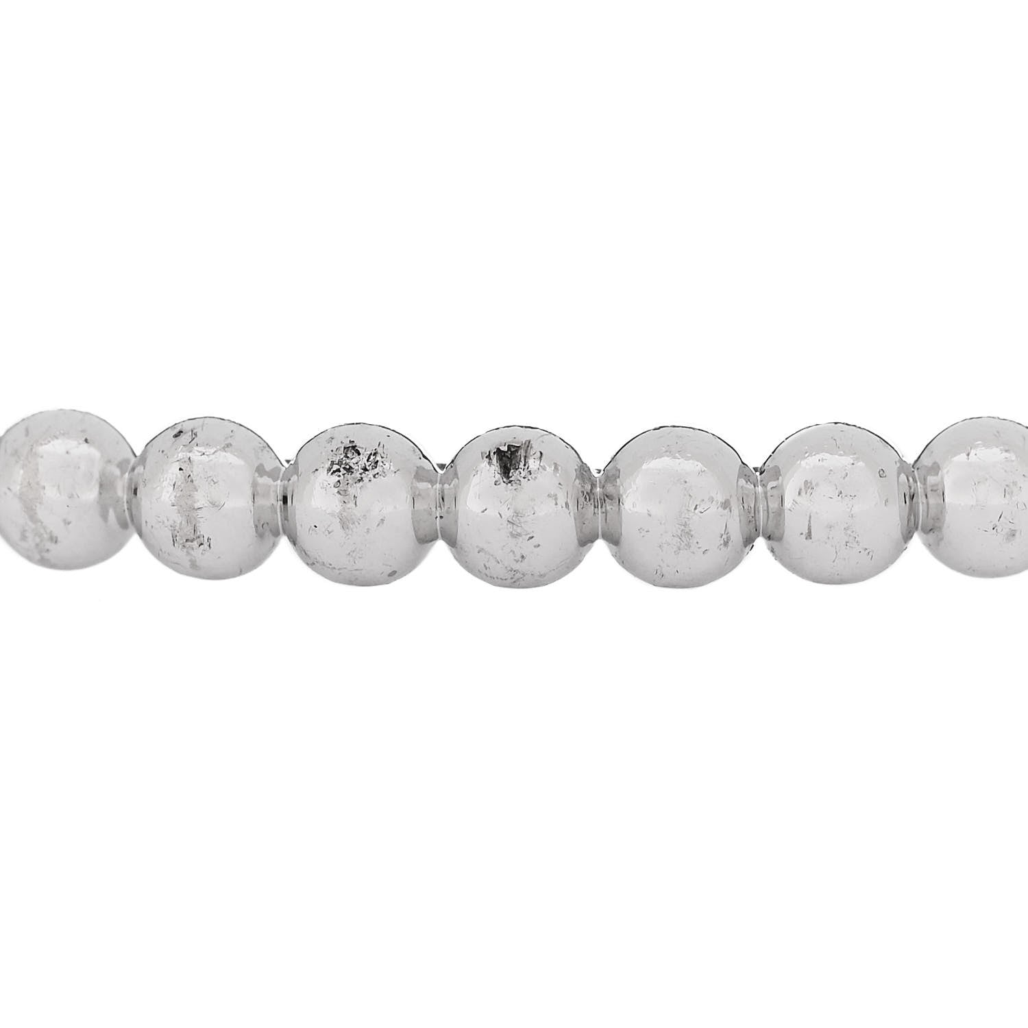 Van Cleef & Arpels 18K White Gold Perlee Pearls of Gold Bracelet S 8 of 9