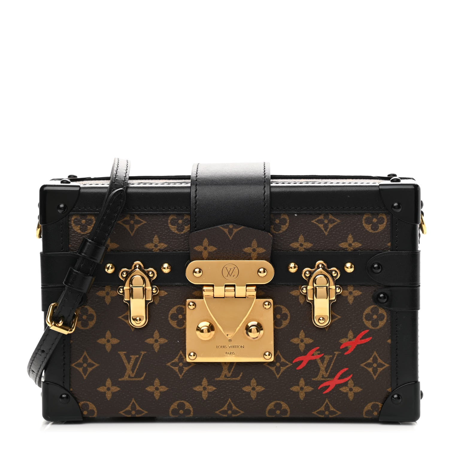 Louis Vuitton Monogram Petite Malle Black 1 of 9
