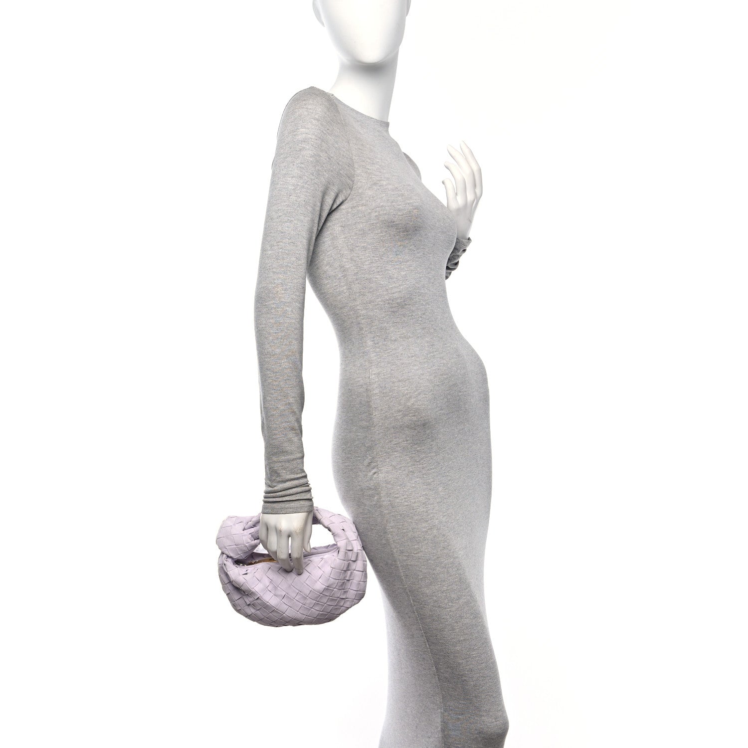 Bottega Veneta Suede Intrecciato Mini Jodie Mirth Washed 2 of 9
