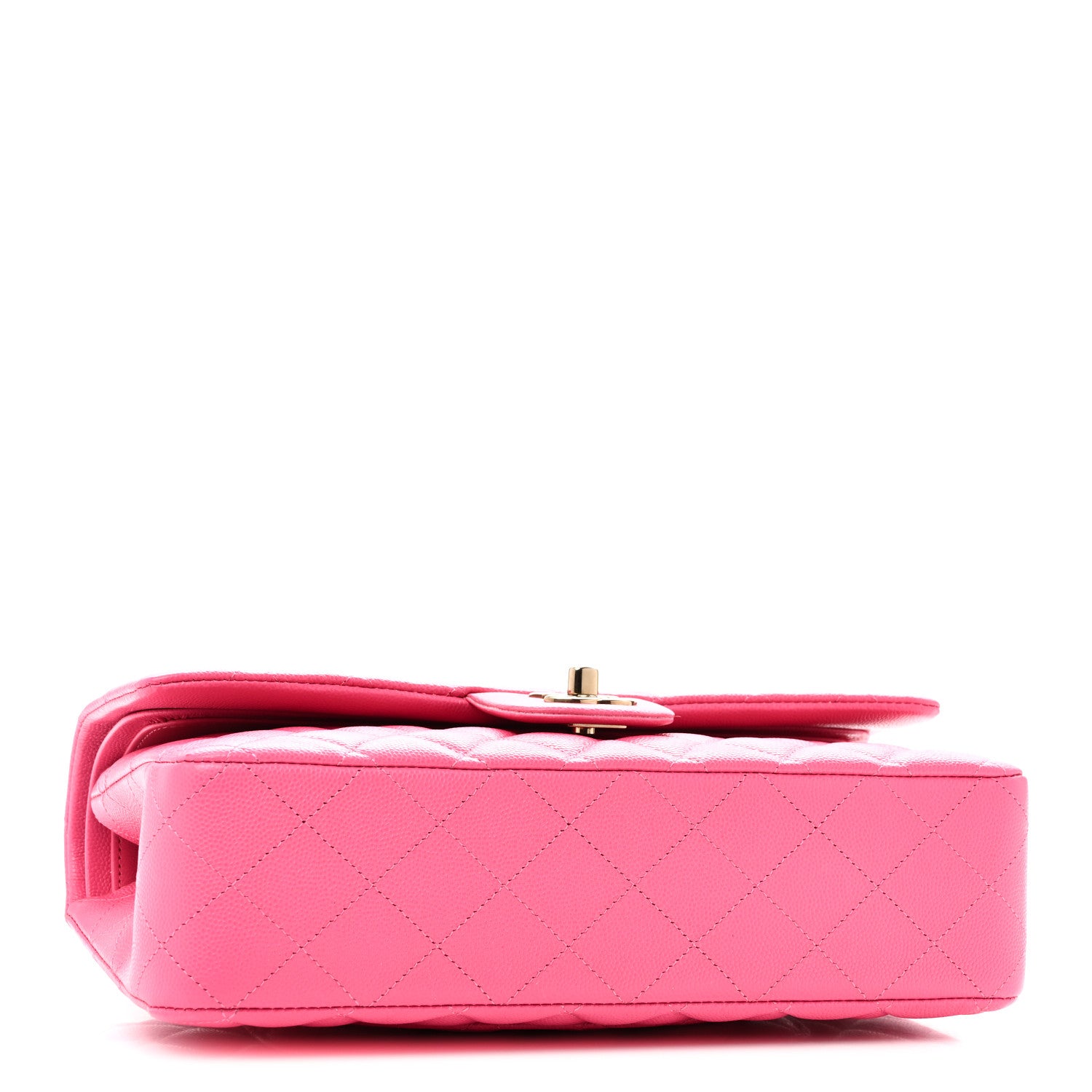 Chanel Caviar Quilted Medium Double Flap Pink 4 of 11