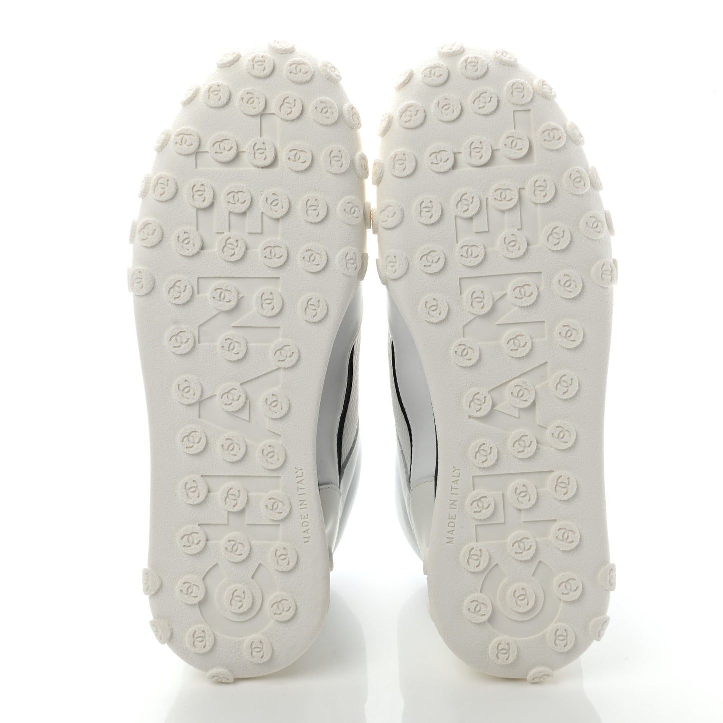 Calfskin Mesh Lycra Womens Logo High Top Sneakers 37 White