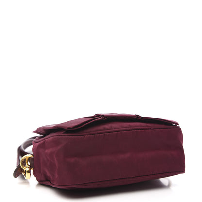 Prada Tessuto Nylon Bow Camera Bag Bordeaux 4 of 10