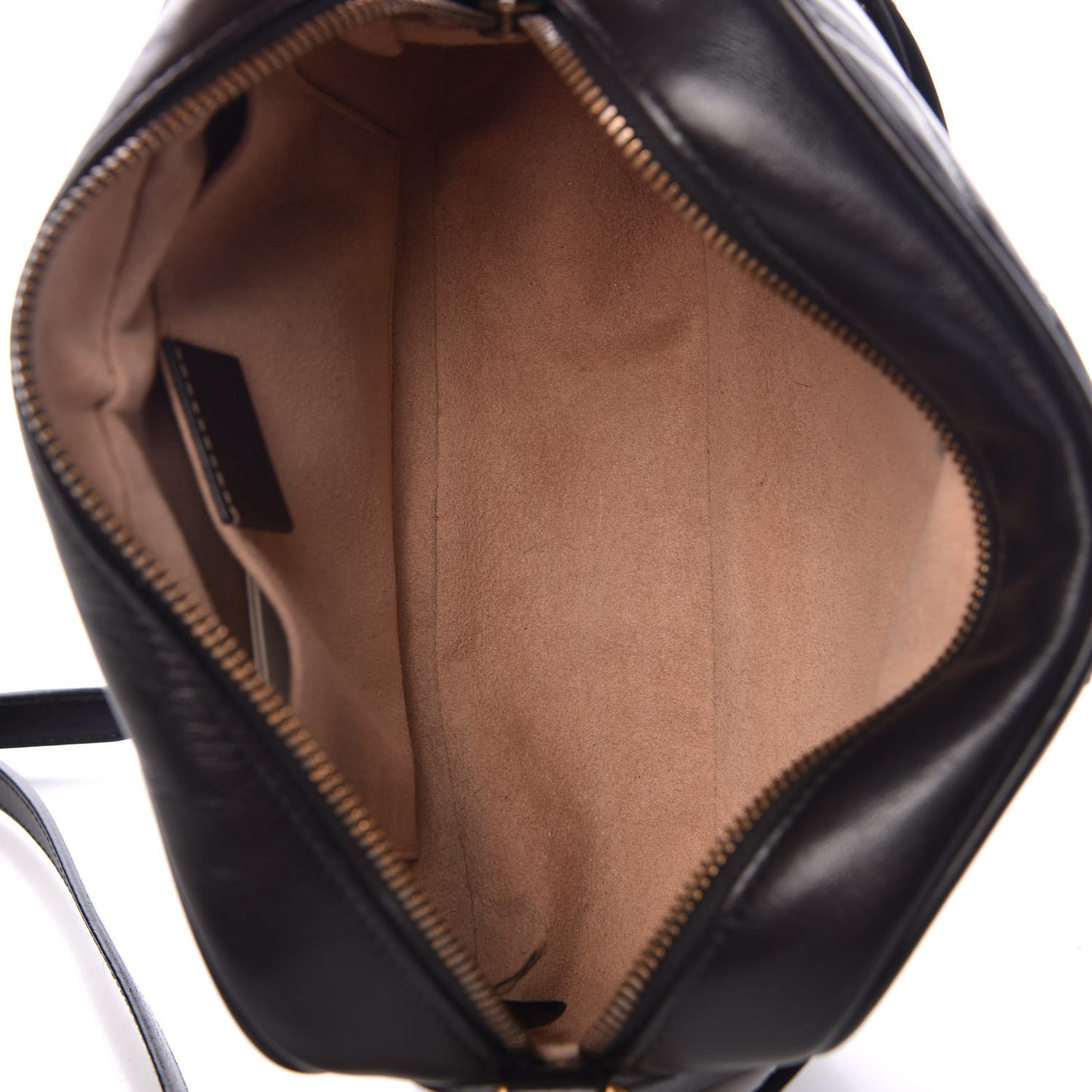 Calfskin Matelasse Small GG Marmont Chain Shoulder Bag Black