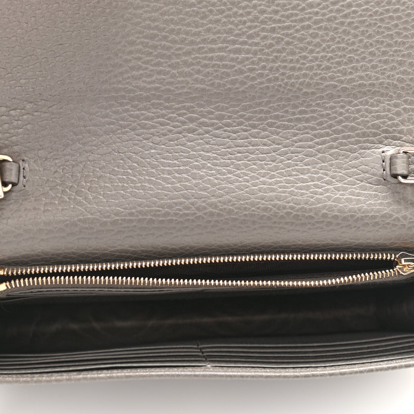 Dollar Calfskin Interlocking G Chain Wallet Loess