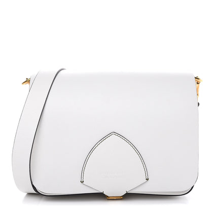 Burberry Calfskin Large Square Satchel Chalk White 1 of 11