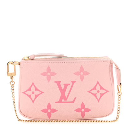 Louis Vuitton Empreinte Monogram Giant By The Pool Mini Pochette Accessories Bouton De Rose 1 of 6