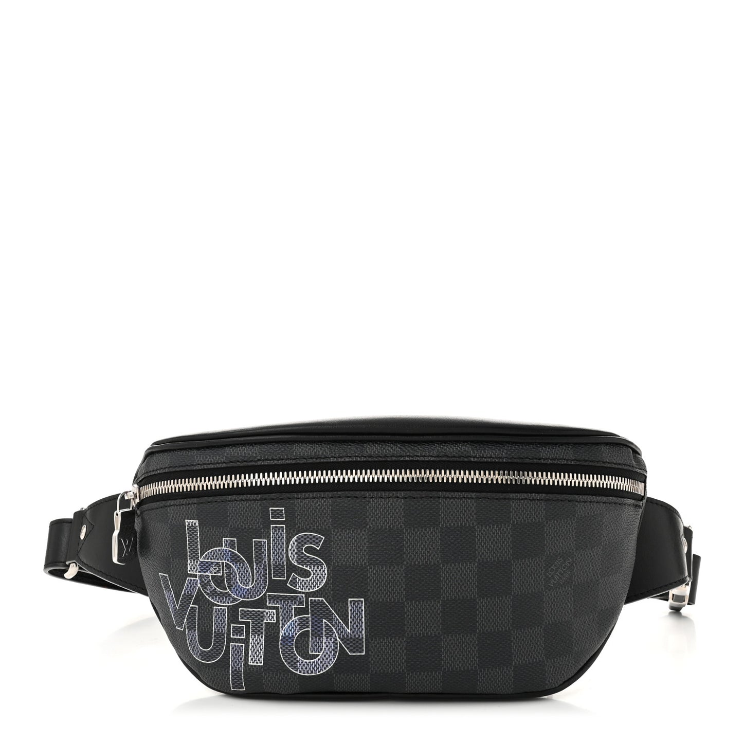 Damier Graphite Logo Campus BumBag Grey