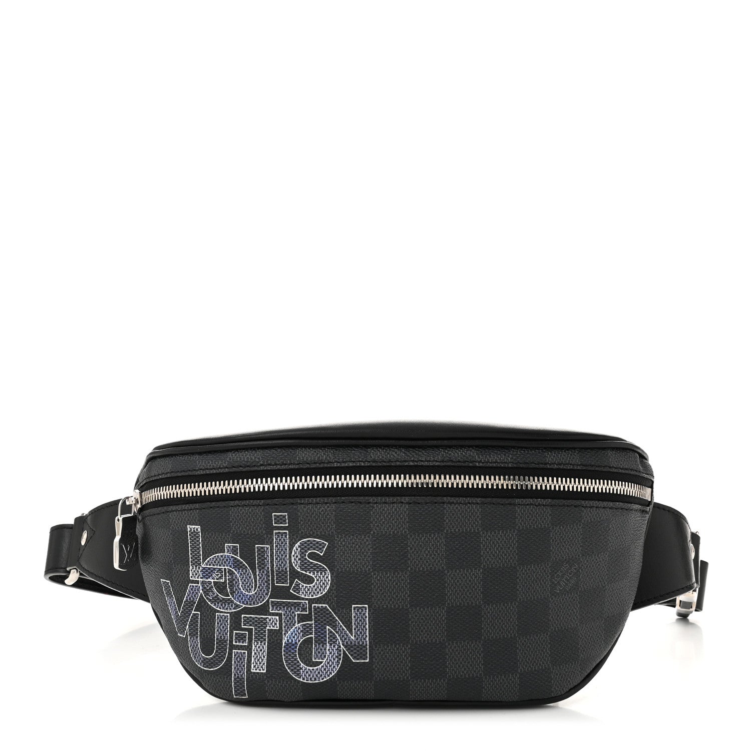 Louis Vuitton Damier Graphite Logo Campus BumBag Grey 1 of 11