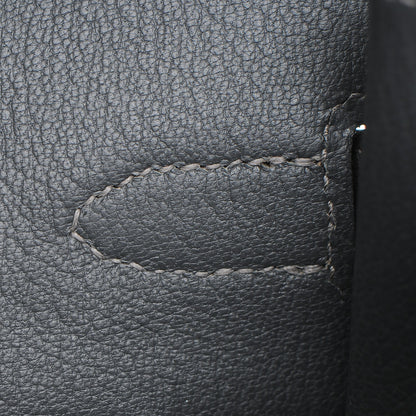 Hermes Taurillon Clemence Birkin 35 Graphite 12 of 24