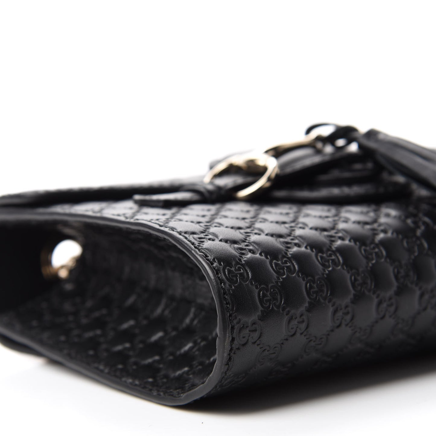 Microguccissima Mini Emily Shoulder Bag Black