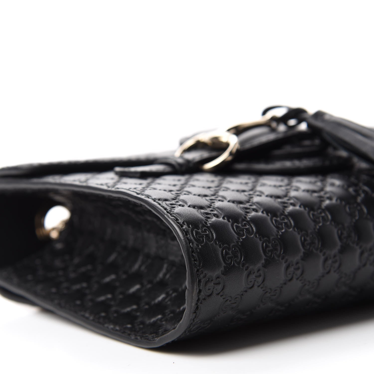 Gucci Microguccissima Mini Emily Shoulder Bag Black 6 of 10