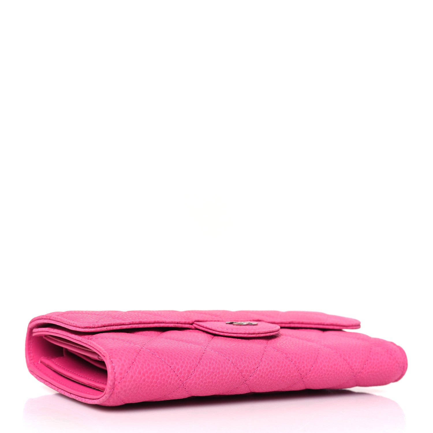 Chanel Caviar Quilted Large Flap Wallet Pink 5 of 10