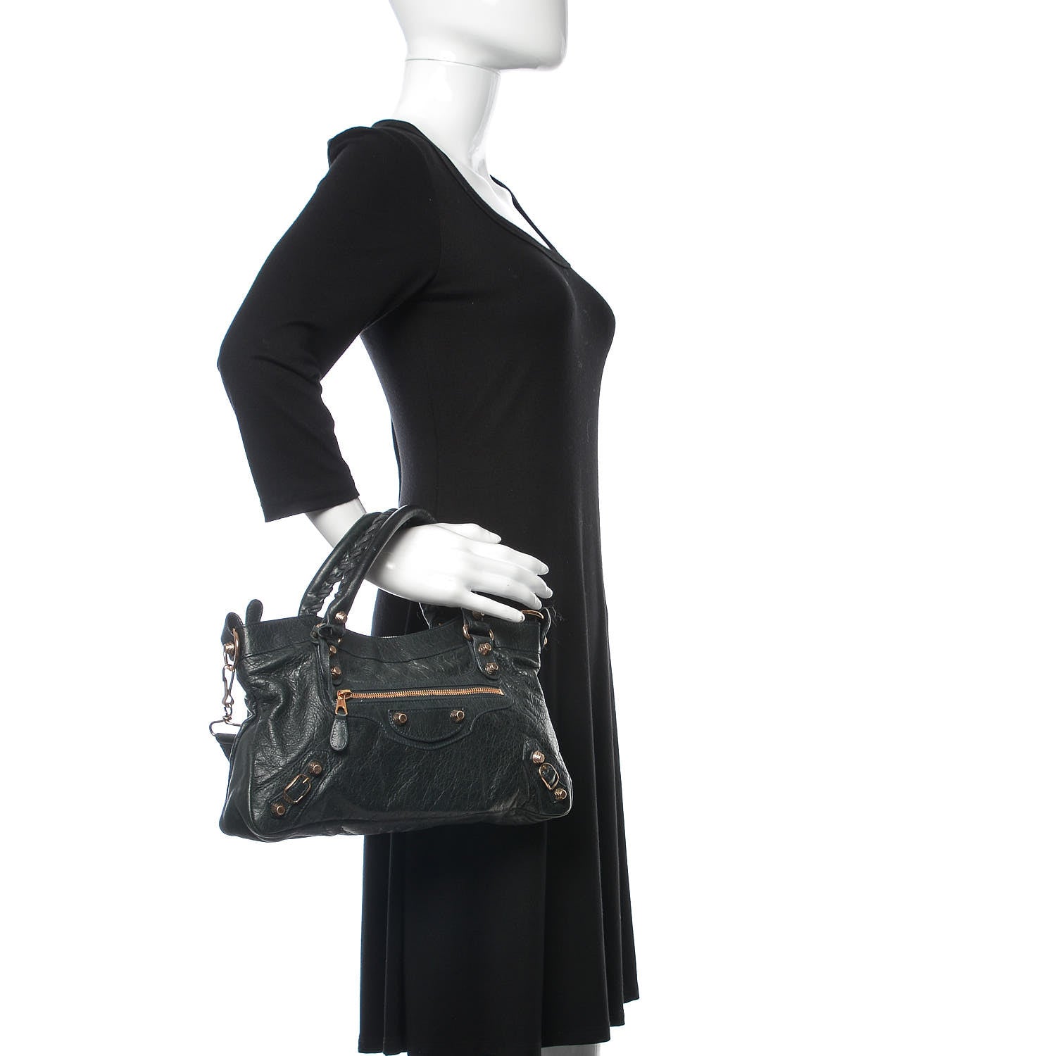 Balenciaga Agneau Giant 12 Rose Gold Hardware First Anthracite 3 of 14