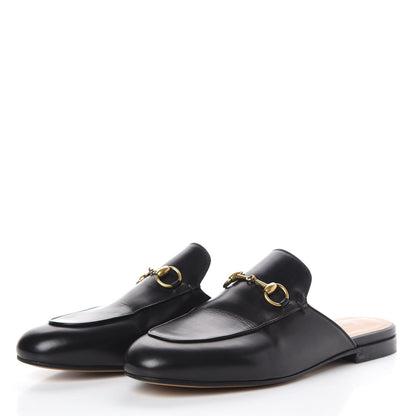 Gucci Calfskin Womens Princetown Slippers 37 Black 3 of 10
