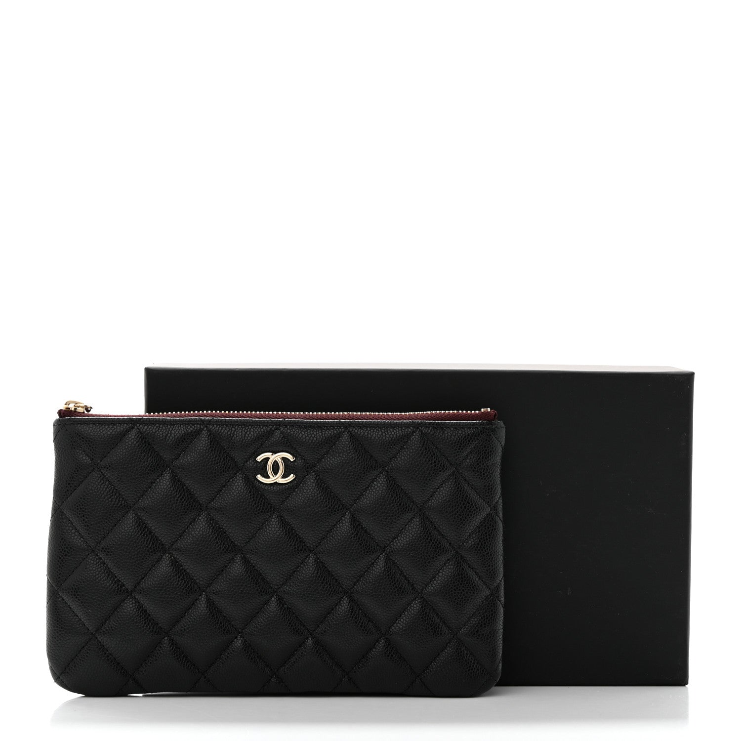 Chanel Caviar Quilted Cosmetic Case Black 8 of 8