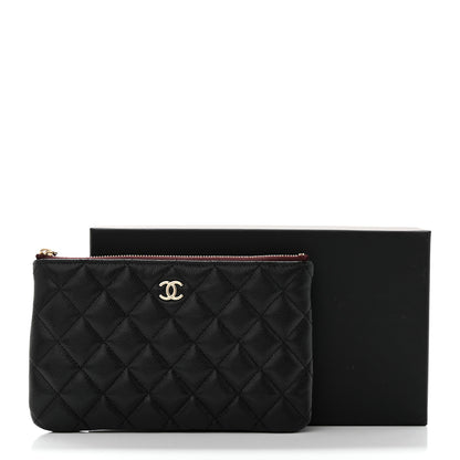 Chanel Caviar Quilted Cosmetic Case Black 8 of 8