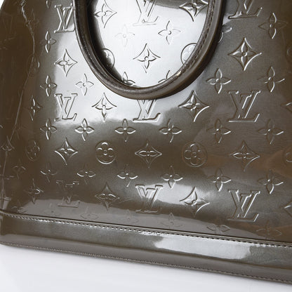 Louis Vuitton Vernis Alma GM Vert Bronze 10 of 22