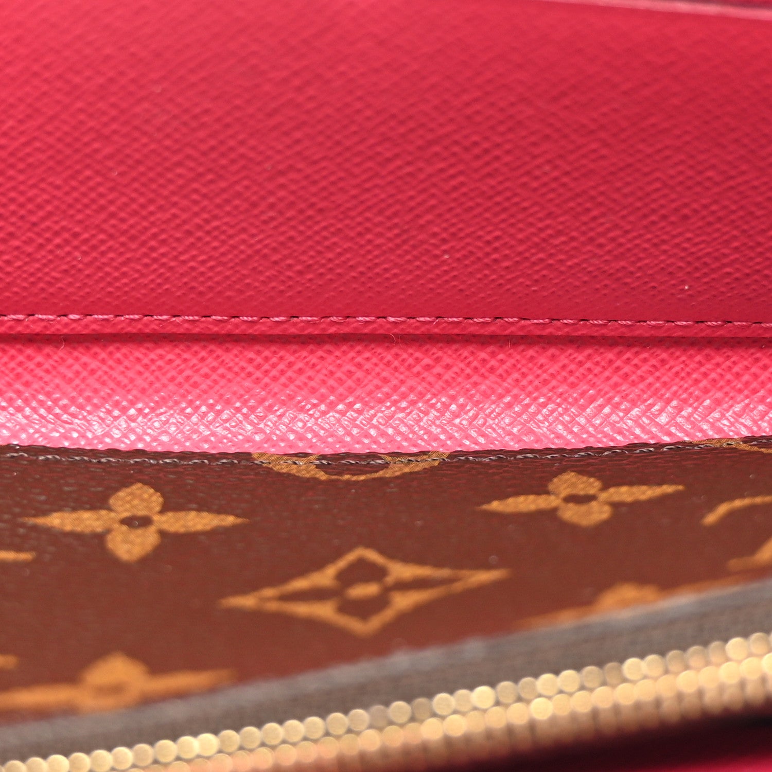 Louis Vuitton Monogram Clemence Wallet Fuchsia 5 of 9