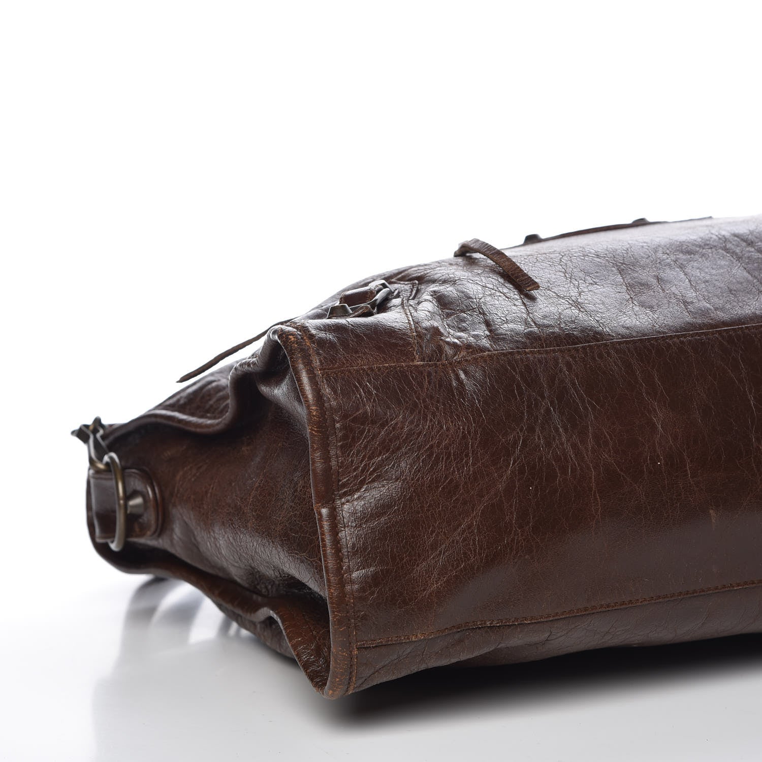 Balenciaga Agneau Classic Hardware City Olive Brown 11 of 19