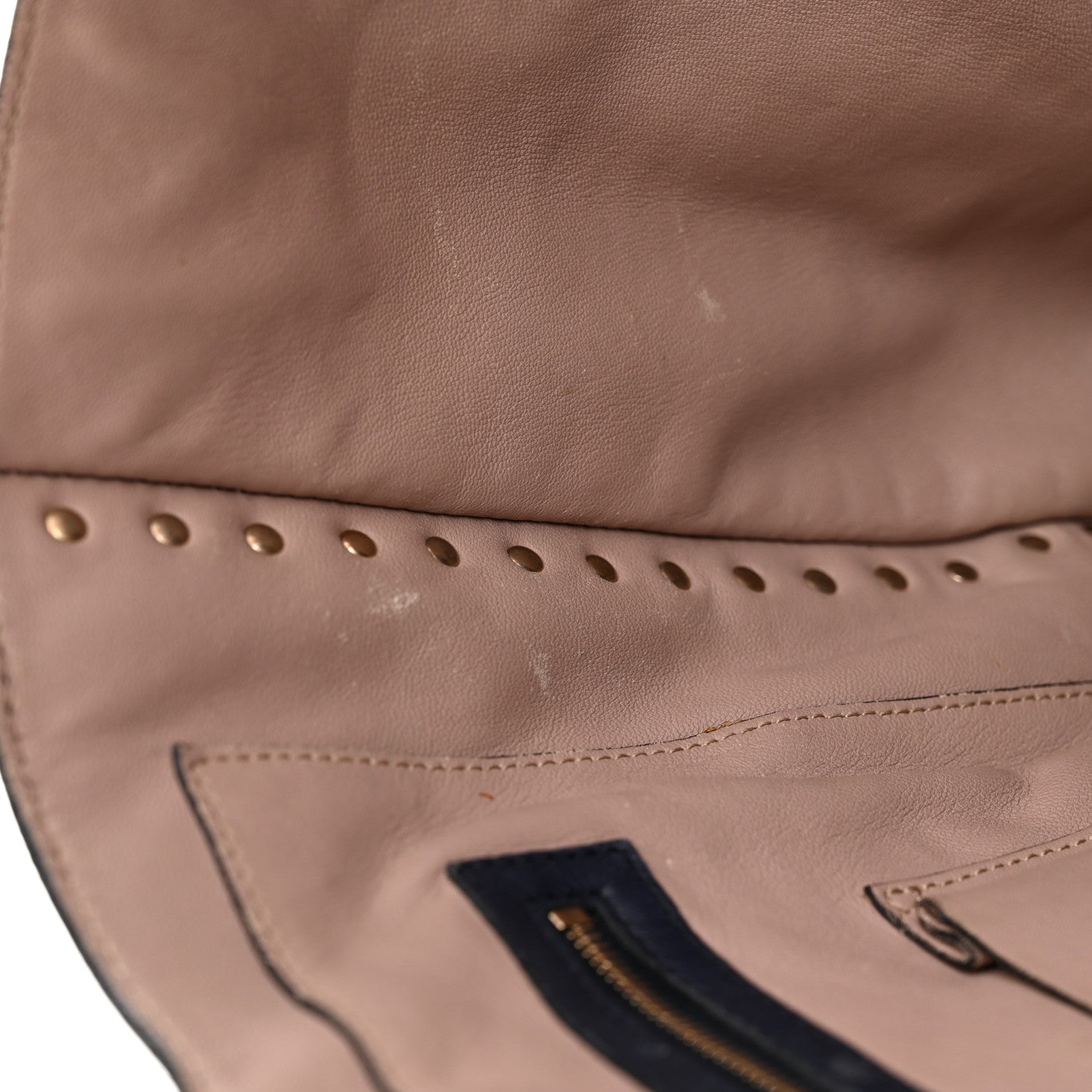 Valentino Garavani Nappa Medium Rockstud Soft Tote Marine 15 of 20