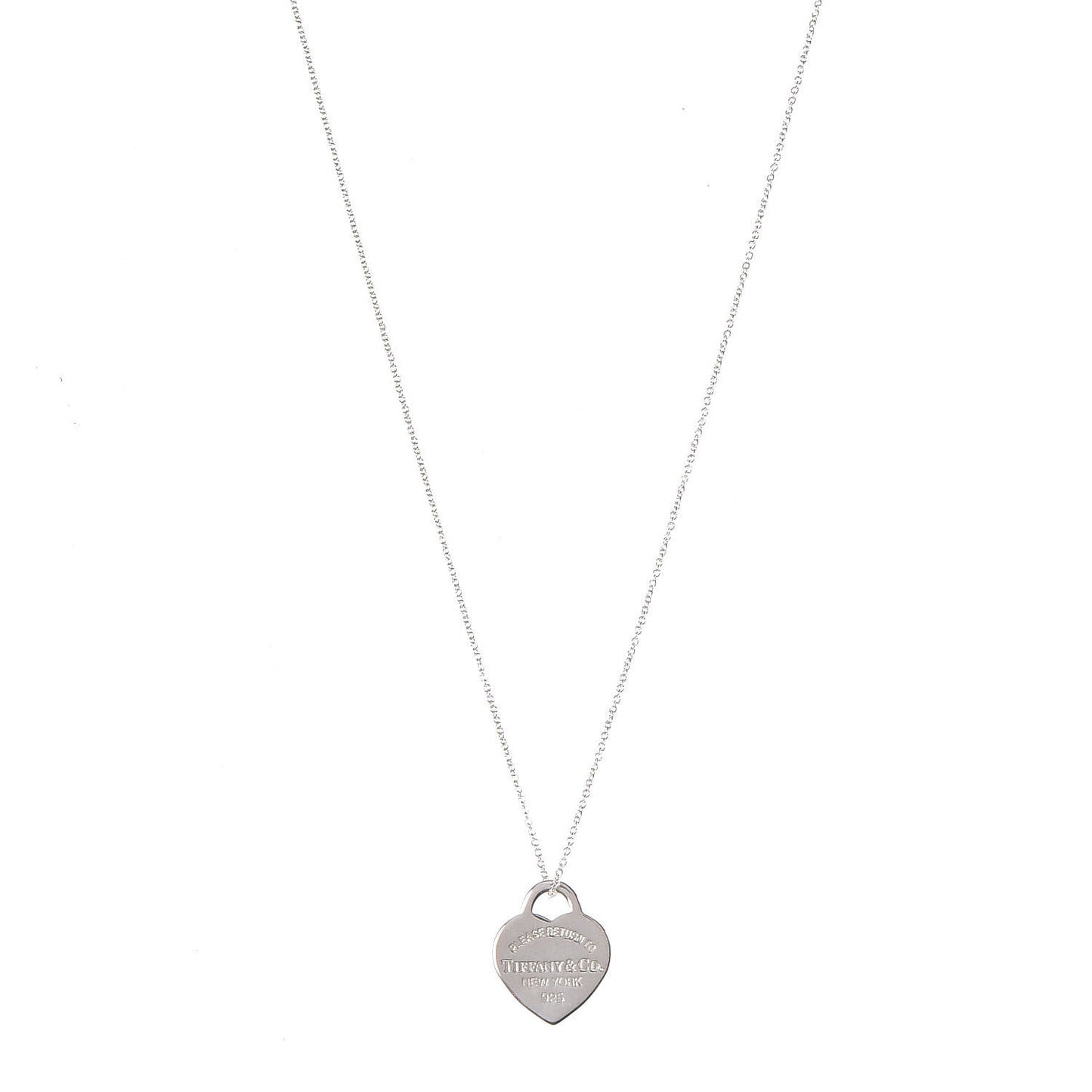 Sterling Silver Small Return to Tiffany Heart Pendant Necklace