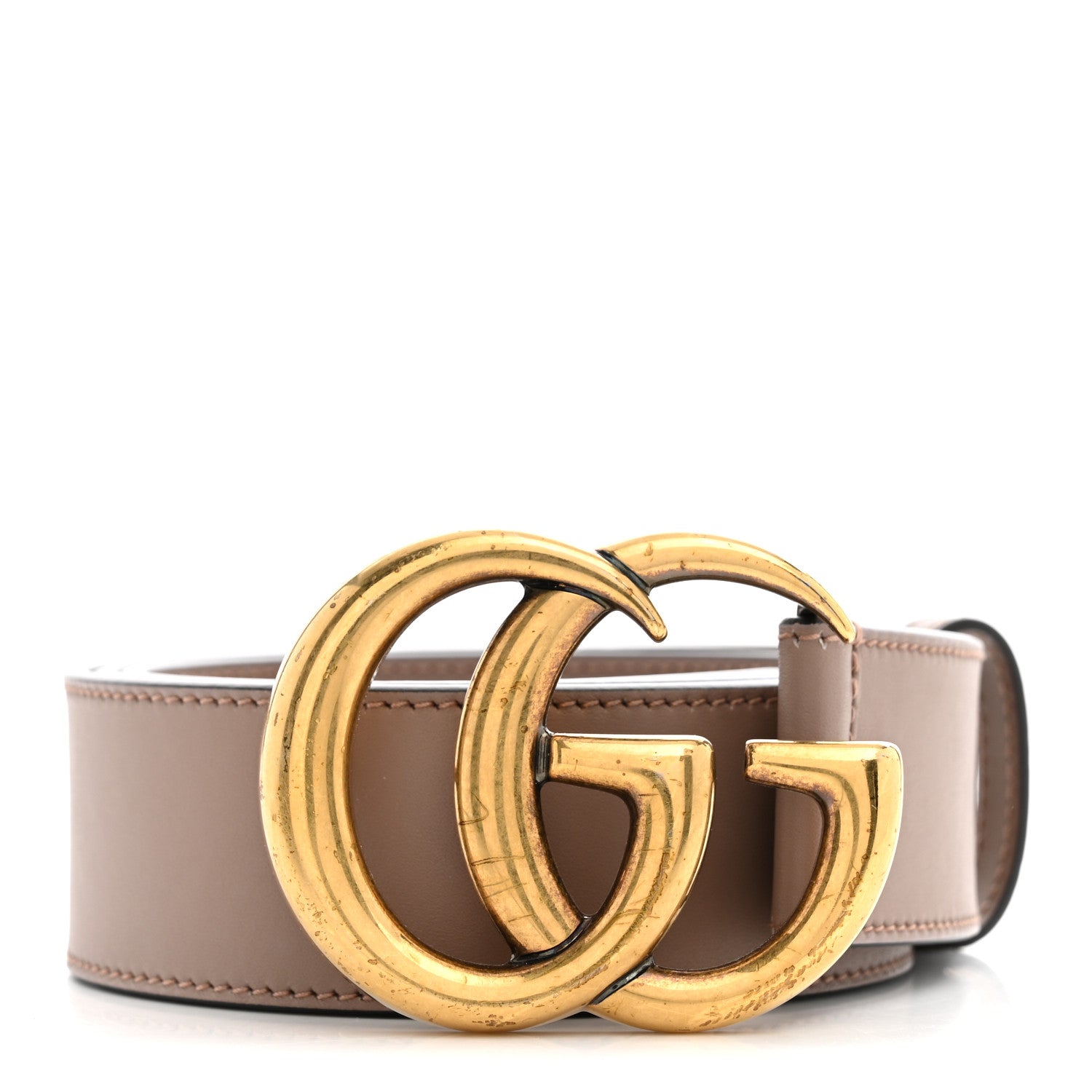 Gucci Calfskin Double G 40mm Belt 90 36 Porcelain Rose 1 of 6