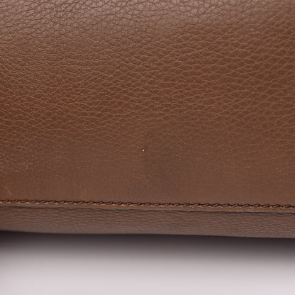 Gucci Pebbled Calfskin Medium Soho Chain Shoulder Bag Maple Brown 12 of 16