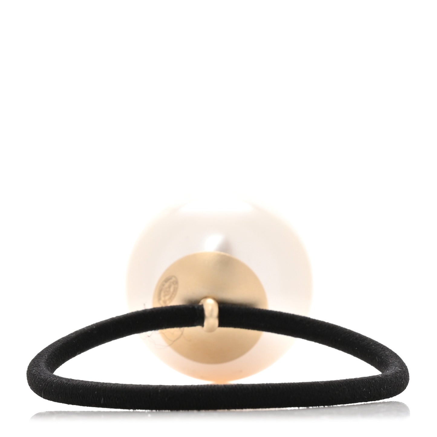 Pearl CC Hair Tie Black White
