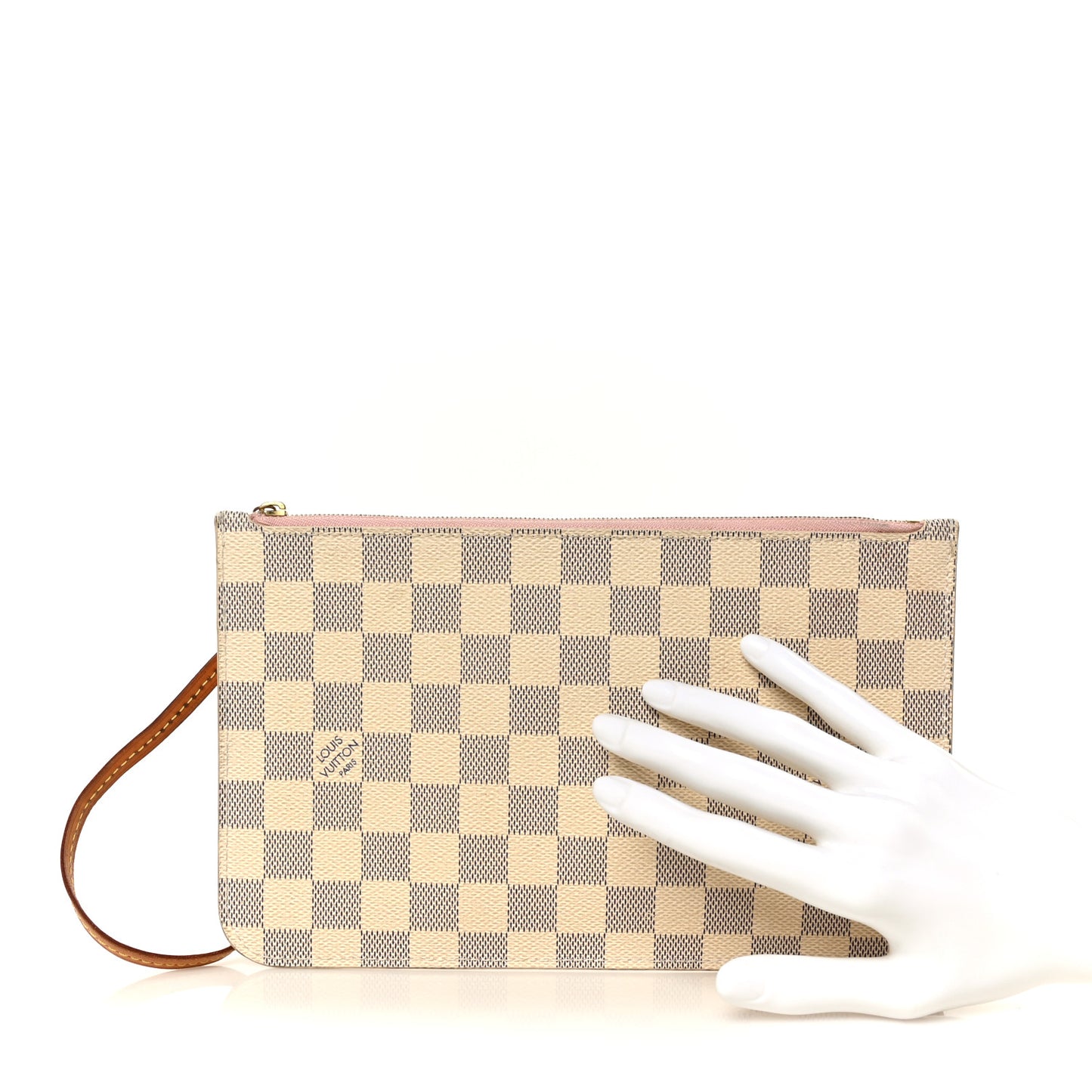 Damier Azur Neverfull MM GM Pochette Rose Ballerine