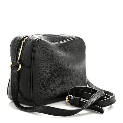 Gucci Pebbled Calfskin Small Soho Disco Bag Black 3 of 14