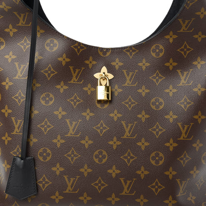 Louis Vuitton Monogram Flower Hobo Black 10 of 10