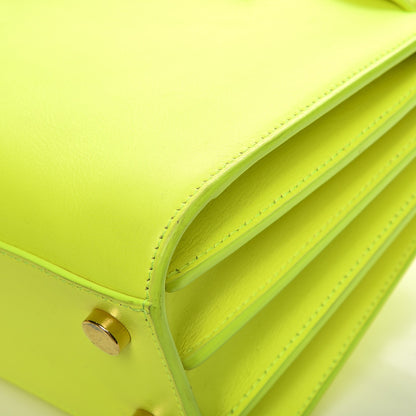 Saint Laurent Calfskin Nano Sac De Jour Neon Yellow 16 of 16