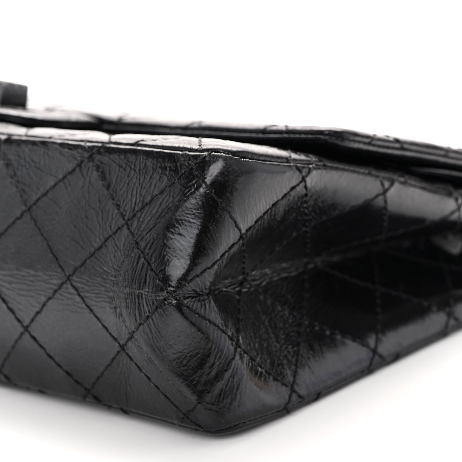 Chanel Glazed Calfskin Quilted 2.55 Reissue 226 Flap So Black 10 of 10