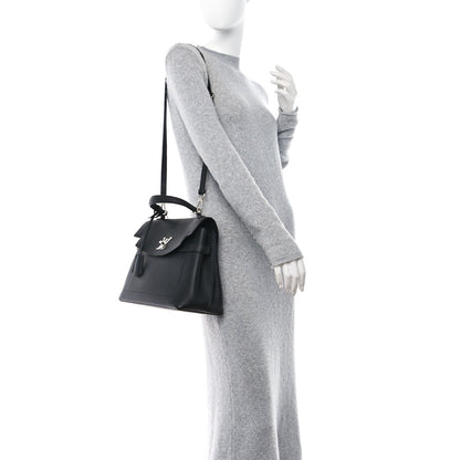 Louis Vuitton LOUIS VUITTON Calfskin Lockme Ever Black 2 of 12