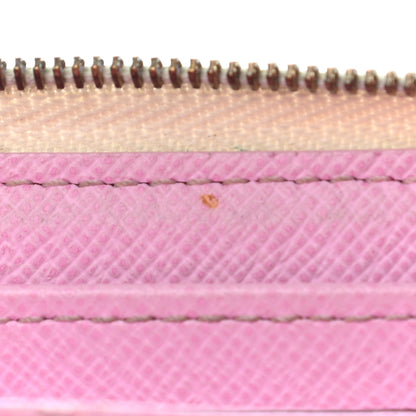 Louis Vuitton Monogram Multicolor Zippy Coin Purse Wallet White Litchi 10 of 17