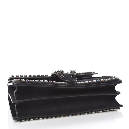 Gucci Suede Crystal Small Dionysus Shoulder Bag Black 5 of 11