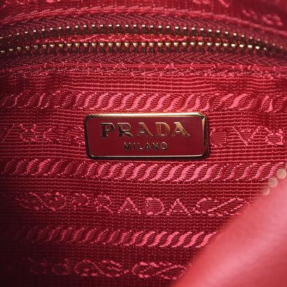 Prada Vitello Daino Pochette Bag Fuoco 6 of 8