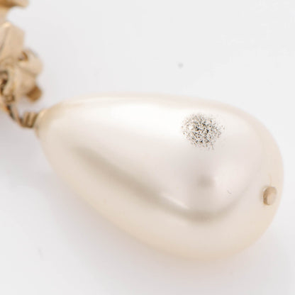 Chanel Pearl Drop CC Clip On Earrings Gold 6 of 6