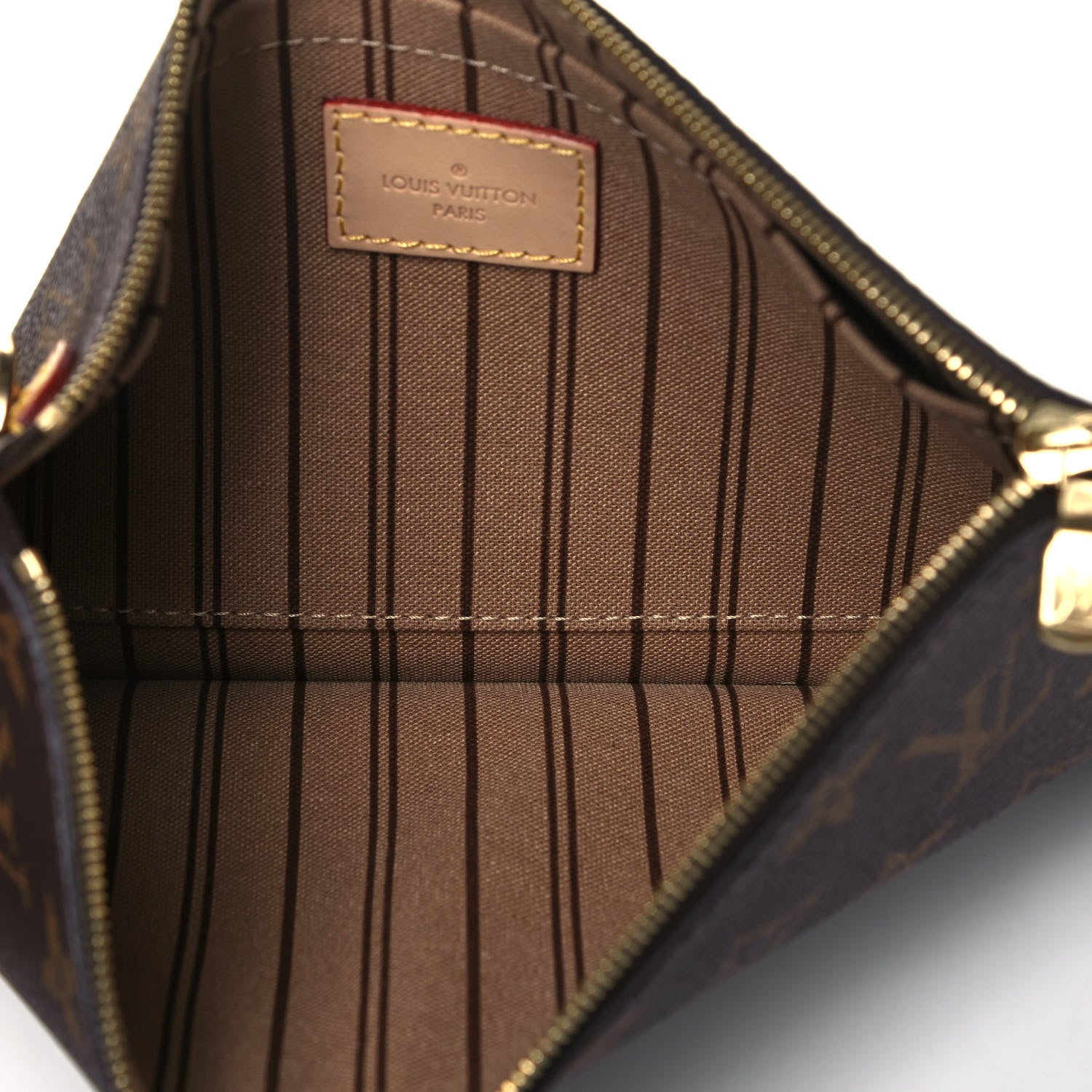 Louis Vuitton Monogram Neverfull MM GM Pochette 5 of 7