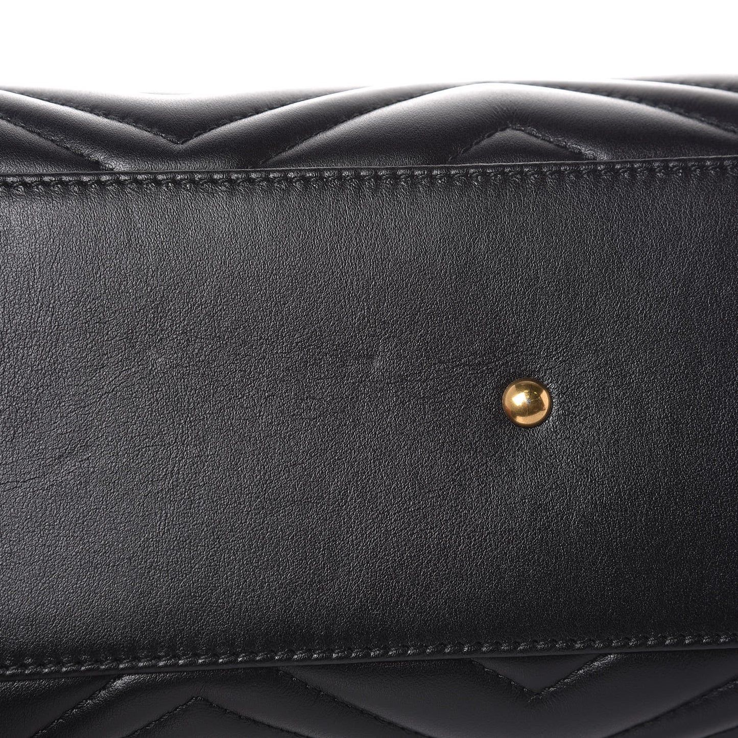 Calfskin Matelasse Small GG Marmont Tote Black