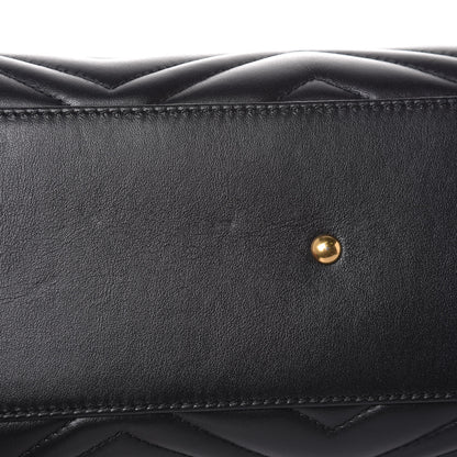 Gucci Calfskin Matelasse Small GG Marmont Tote Black 8 of 8