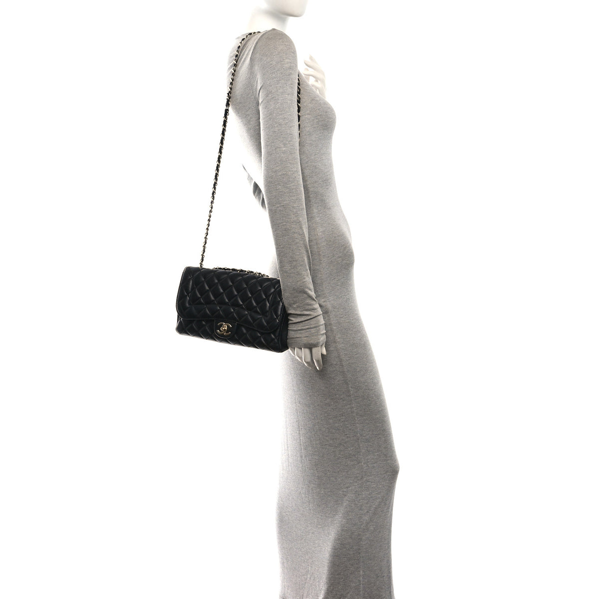 Chanel Lambskin Quilted Medium Mademoiselle Chic Flap Black 2 of 10