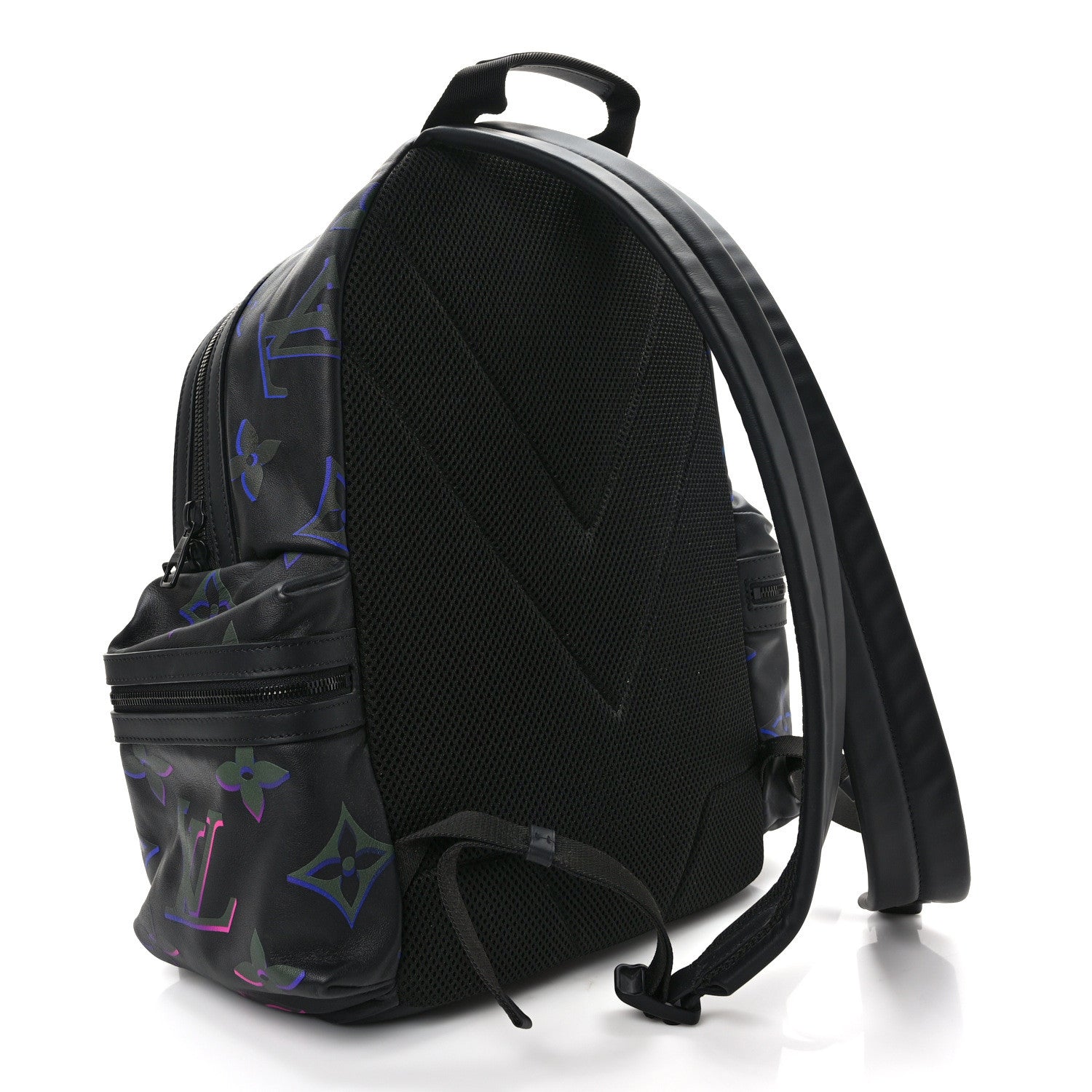 Louis Vuitton Calfskin Monogram Spotlight Comet Backpack Black Borealis 3 of 12