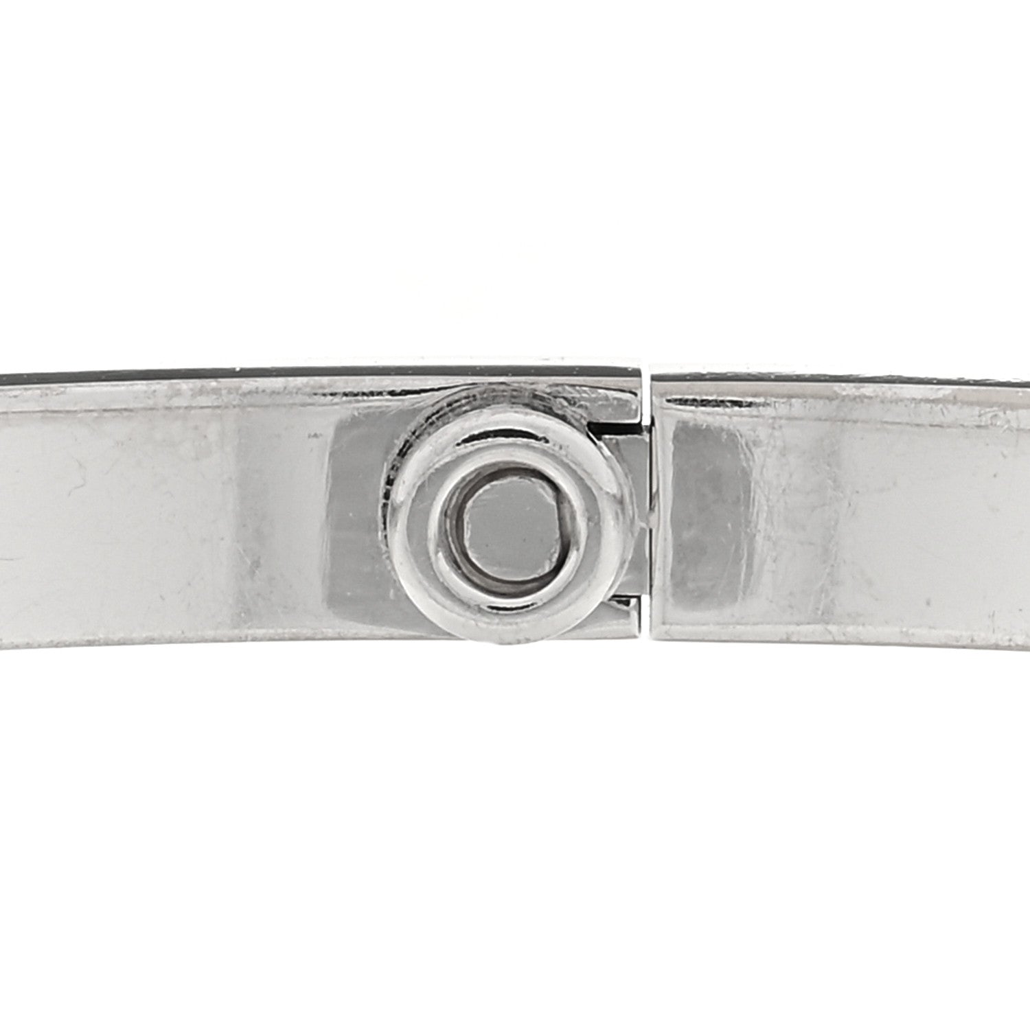 Cartier 18K White Gold 6 Diamond Small LOVE Bracelet 20 4 of 8