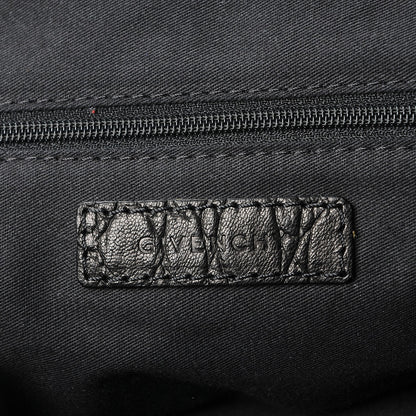 Givenchy Calfskin Crocodile Embossed Large Nightingale Black 6 of 7