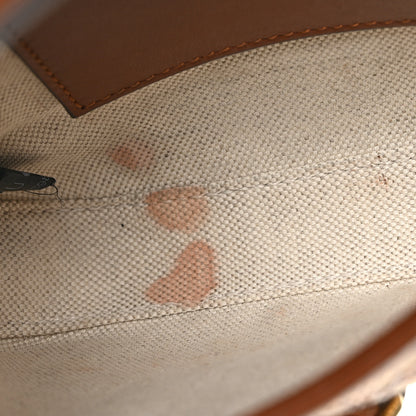 Gucci New Canvas Charisma Calfskin Crystal GG Monogram Mini Jackie 1961 Hobo Camel Ebony 10 of 10