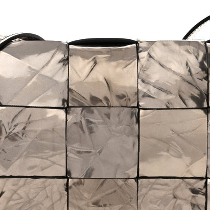 Bottega Veneta Metallic Crushed Calfskin Maxi Intrecciato Cassette Crossbody Bag Anchor 7 of 11