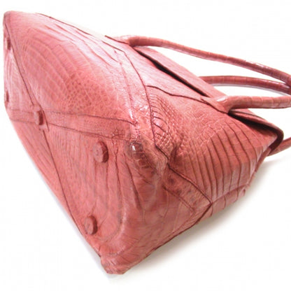 Nancy Gonzalez Crocodile Tote Red 6 of 10