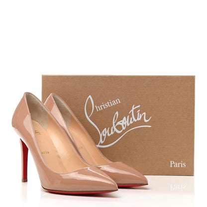 Christian Louboutin Patent Pigalle 100 Pumps 36 Nude 8 of 8